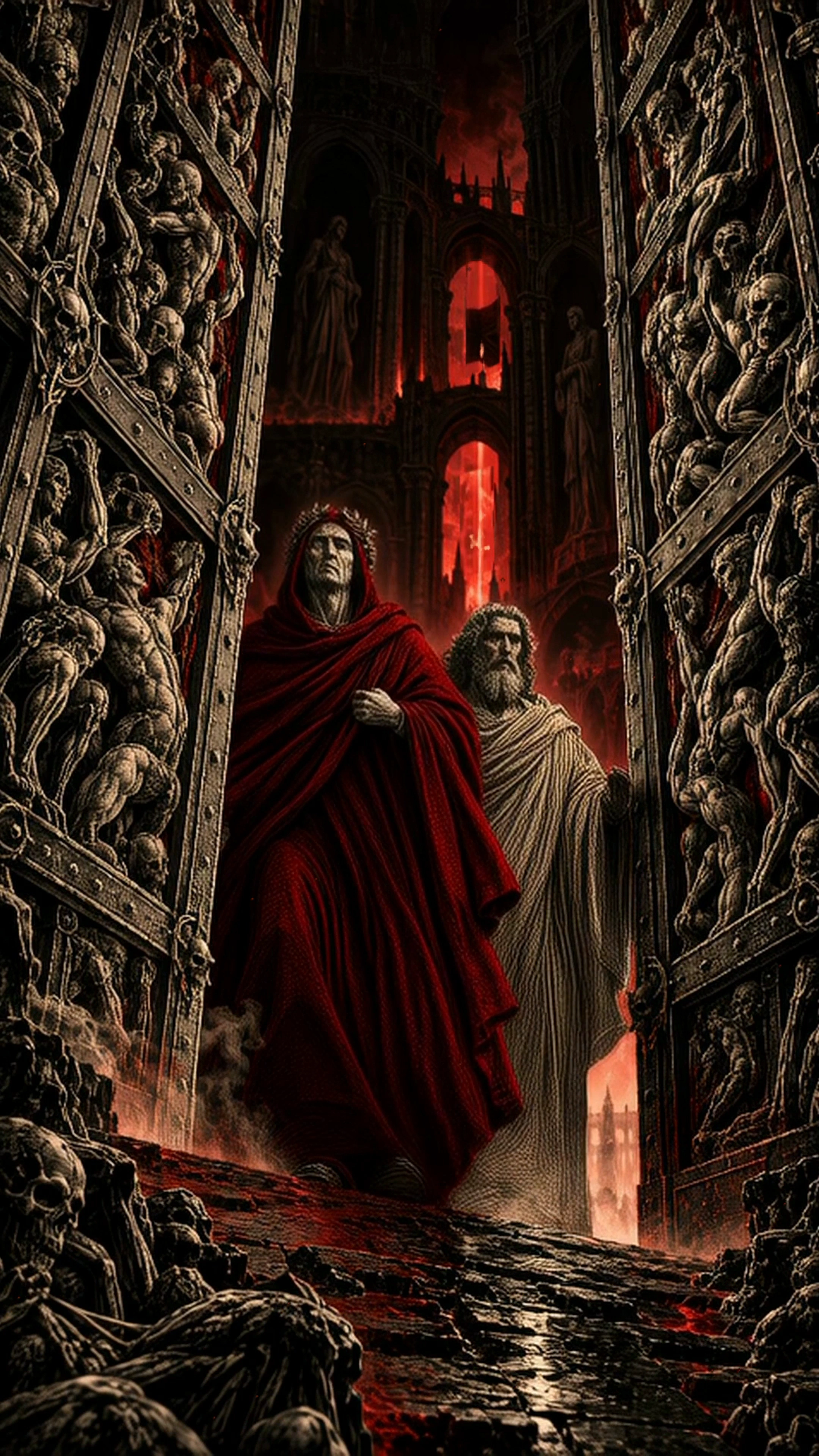 A frame from The Lost Path, the first chapter of DANTE’S INFERNO
